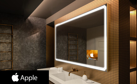 Espejo de baño LED SMART L136 Apple