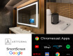 Espejo SMART de baño moderno e iluminado LED L15 Serie Google #4