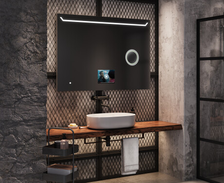 Artforma - Espejo baño con luz LED SMART L128 Samsung