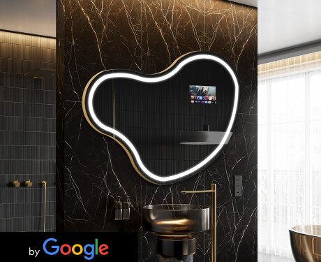 Espejos de baño irregular LED SMART N223 Google