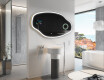 Irregular Espejo baño con luz LED SMART O222 Google #10