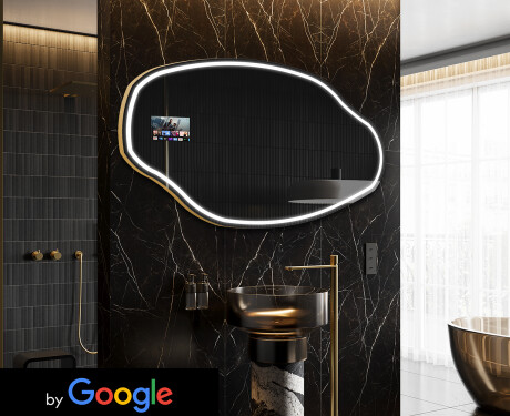 Espejos de baño irregular LED SMART O223 Google