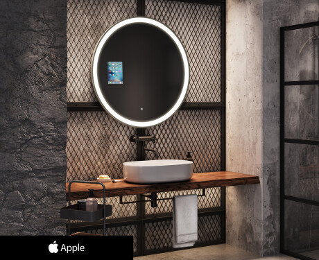 Espejos de baño redondo LED SMART L76 Apple #1