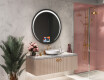 Redondo Espejo baño con luz LED SMART L153 Apple #11