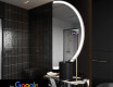 Espejo LED Media Luna Moderno - Iluminación de Estilo para Baño SMART  A222 Google