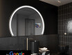 Espejo LED Media Luna Moderno - Iluminación de Estilo para Baño SMART W223 Google