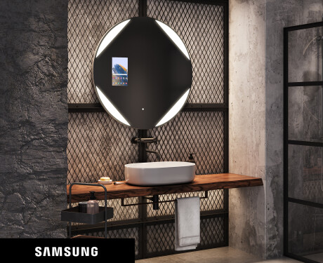Espejos de baño redondo LED SMART L114 Samsung #1
