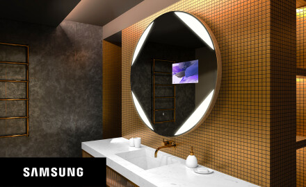 Espejos de baño redondo LED SMART L114 Samsung