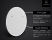 Espejos de baño redondo LED SMART L153 Samsung #2