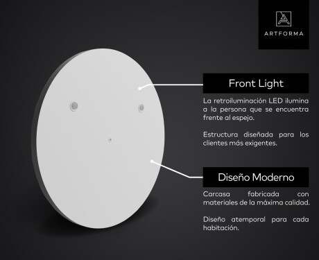 Espejos de baño redondo LED SMART L153 Samsung #2