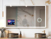 Espejo LED Moderno Redondeado con marco iPad Displine L146