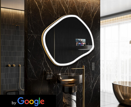 Espejos de baño irregular LED SMART R222 Google