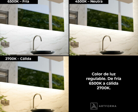 Espejo de Baño LED Inteligente y Redondeado SmartScreen 21,5” #4