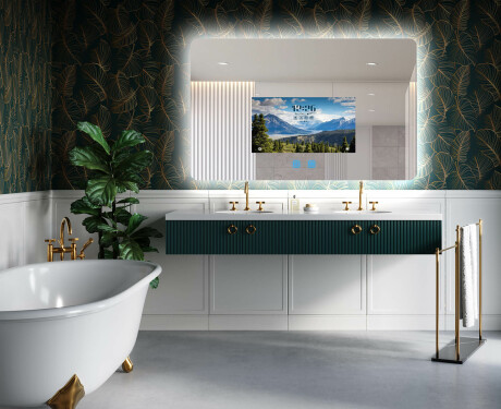 Espejo de Baño LED Inteligente y Redondeado SmartScreen 21,5” #5