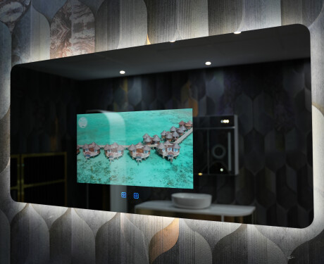 Espejo de Baño LED Inteligente y Redondeado SmartScreen 21,5” #6