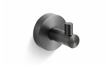 CLASSIC - Gancho individual para toallas / negro mate