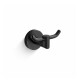 CLASSIC - Gancho doble para toallas / negro mate #1