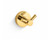 CLASSIC - Gancho doble para toallas / dorado brillante