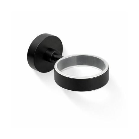 CLASSIC: Soporte para taza 80.003/003.1, jabonera 80.004/004.1 / negro mate / * el cristal se pide por separado #1