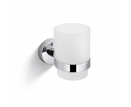 CLASSIC: Asa con taza / cromo, cristal mate
