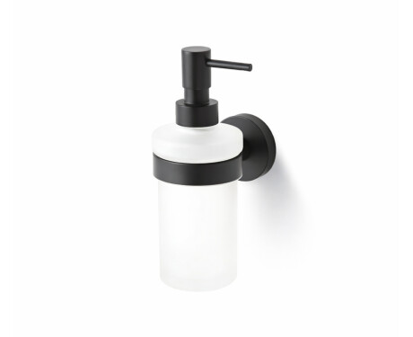CLASSIC - Dosificador de jabón líquido / cristal mate / negro mate