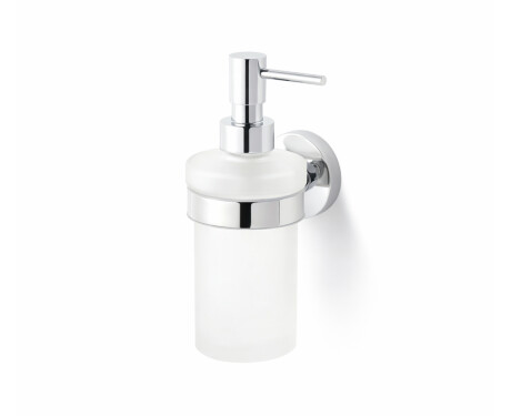 CLASSIC - Dispensador de jabón líquido / cristal mate / cromo