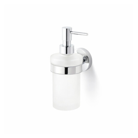 CLASSIC - Dispensador de jabón líquido / cristal mate / cromo #1