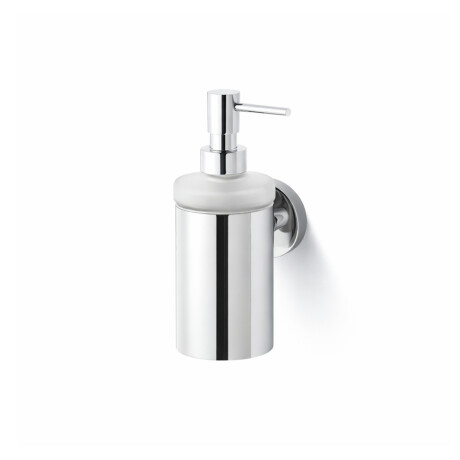 CLASSIC - Dosificador de jabón líquido / carcasa metálica, cristal mate / cromo #1