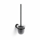 CLASSIC - Cepillo de inodoro para colgar / cristal mate / negro mate #1
