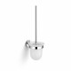 CLASSIC - Cepillo de inodoro para colgar / cristal mate / cromo #1