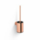 CLASSIC: cepillo de baño bajo para colgar / recipiente metálico, recambio de plástico / rosa dorado brillante #1