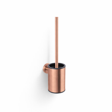 CLASSIC: cepillo de baño bajo para colgar / recipiente metálico, recambio de plástico / rosa dorado cepillado #1