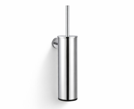 CLASSIC: cepillo de baño alto para colgar / recipiente metálico, recambio de plástico / cromado