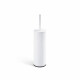 CLASSIC: cepillo de baño alto independiente / recipiente metálico, recambio de plástico / blanco mate #1
