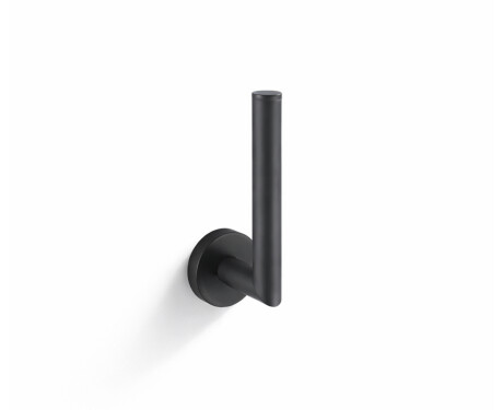 CLASSIC - Soporte para el rollo de papel higiénico de repuesto / negro mate