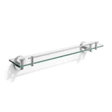 CLASSIC - Estante 60 para debajo del espejo / cromo, cristal transparente #1