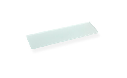 CLASSIC - Estante 40 para colocar debajo del espejo, sin tiradores / cristal mate
