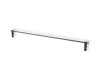 CLASSIC-Barra de soporte 50 para estante de cristal 07.80160 / negro mate