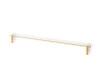 CLASSIC-Barra de soporte 50 para estante de cristal 07.80160 / dorado brillante