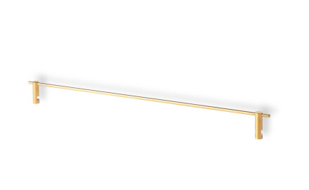 CLASSIC-Barra de soporte 50 para estante de cristal 07.80160 / dorado brillante