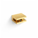 CLASSIC - Soporte/sujetador para estantes de cristal 07.80160/50/40/30 - 2 uds. / dorado brillante #1