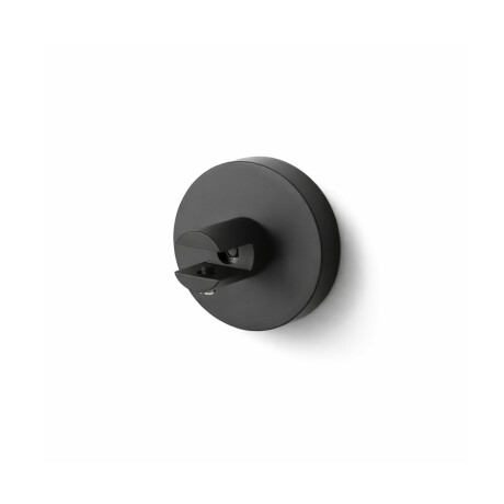 CLASSIC - Soporte con roseta para estantes de cristal 07.80160/50/40/30 - 2 unidades / negro mate #1