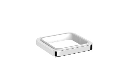 NEXT: Soporte individual, para encimera / * cristal por encargo / cromo