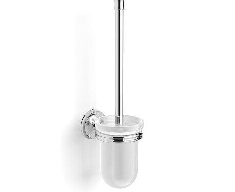 MONACO: cepillo de baño de pared / cromo, cristal mate