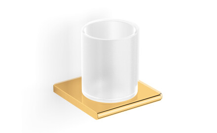 MILÁN - Asa con taza / dorado brillante, cristal mate
