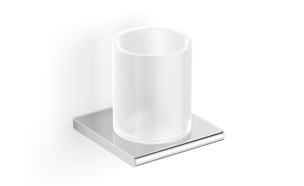 MILÁN - Asa con taza / cromo, cristal mate