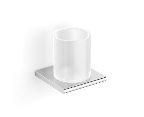 MILÁN - Asa con taza / cromo, cristal mate