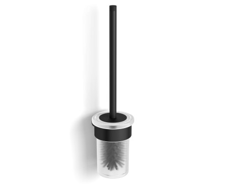 MEGAN: cepillo de baño para colgar / negro mate