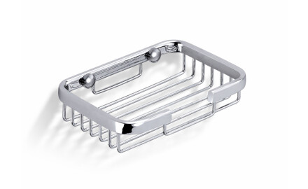 Cesta para jabón 13x9x3 / cromada