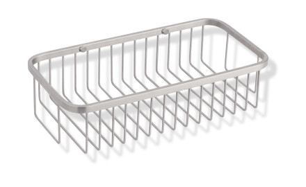 Cesta 30x14x9 / acero cepillado